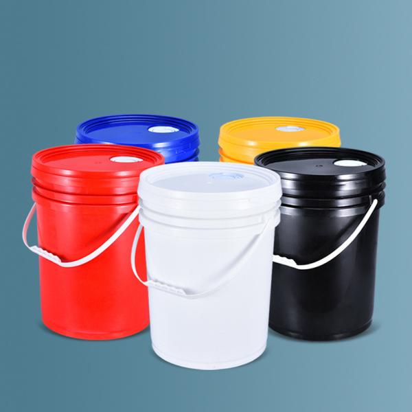 20L Large Wide Neck PP Material Car Wash Water Bucket with Pull-Ring Tight