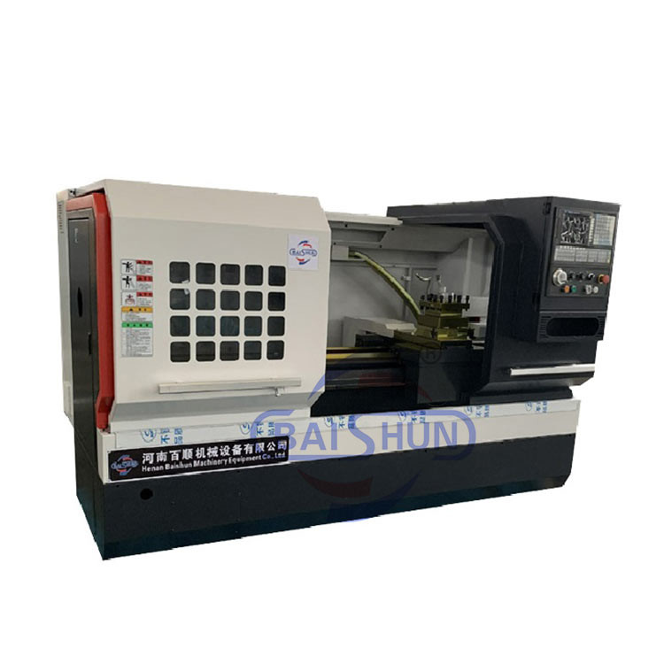Cnc Lathe Spindle 400mm Swing Over Bed Flat Bed Lathe Cnc Desktop Torno