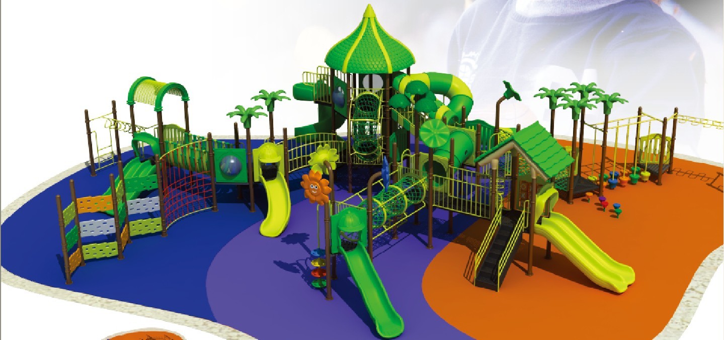 Adventure Large Kids Outdoor Playground and Land Children Amusement Playground Equipment