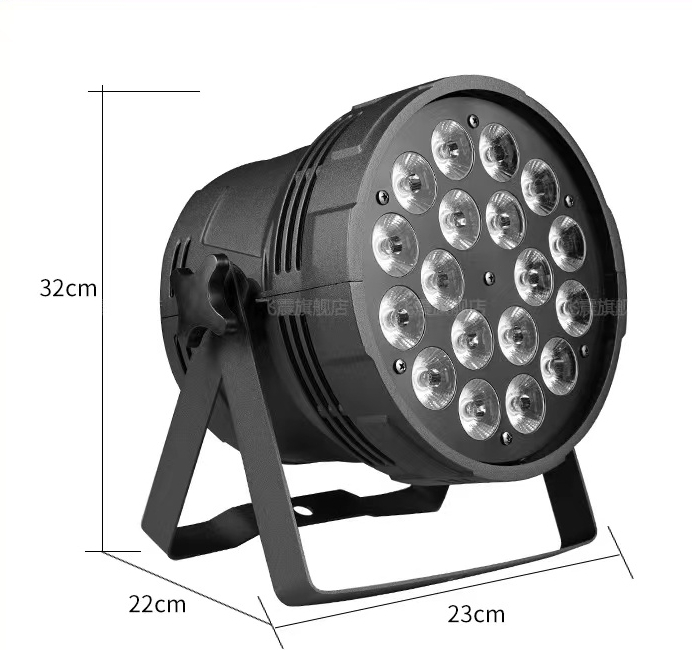 18*10W Aluminum Luz LED Par Uplights For Party Stage Effect RGBW 4in1 DMX Dj