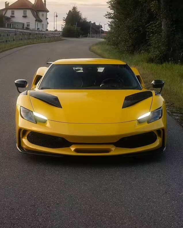 296 Ferrari Body Kit 2021 2022 Car Wheel Arch Front And Rear Bumper Spoiler