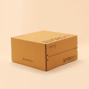 Customized double-sided color UV printing corrugated gift packaging box, express