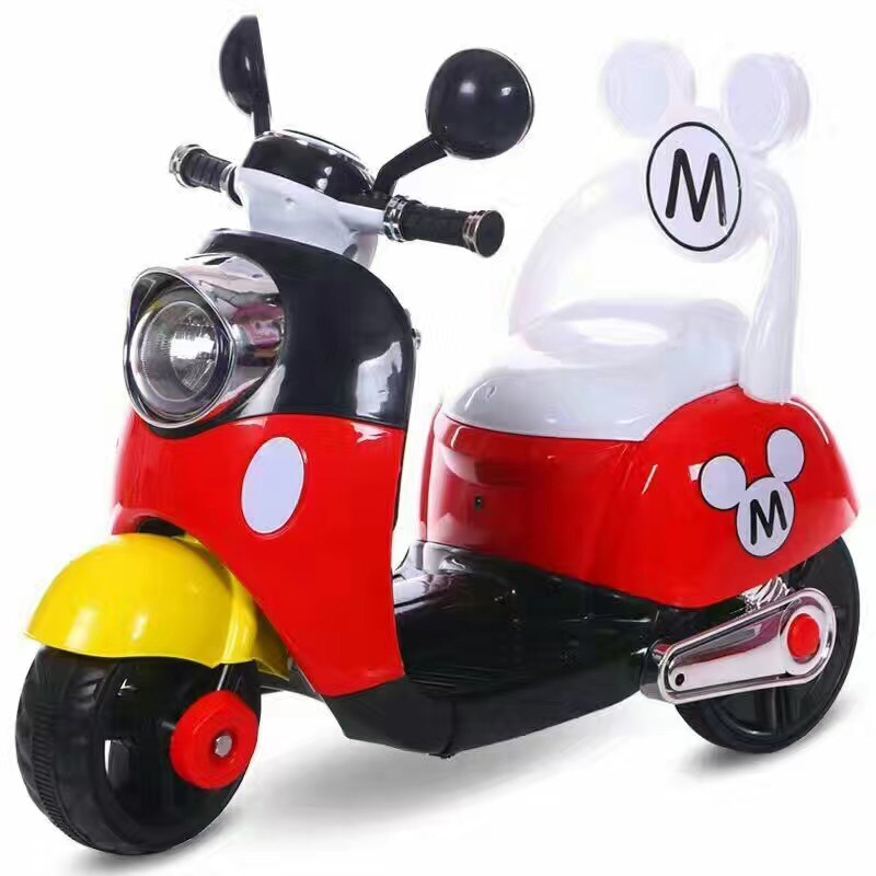 14kg Pink 6V4.5 Mini Three-Wheeled Electric Ride On Tricycle Motorcycle Car for Children