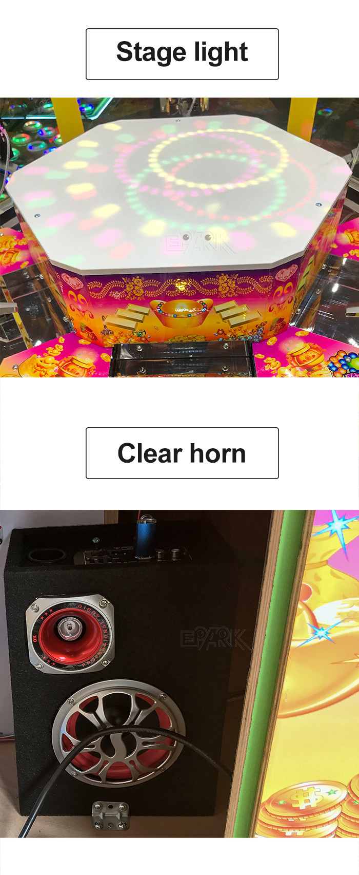 6 Person Amusement Game Machines Coin Pusher