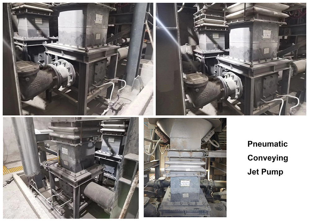 Dilute Phase Jet Conveying Pump For Dust Free Transportation 1 - 80 T/H Conveying Capacity