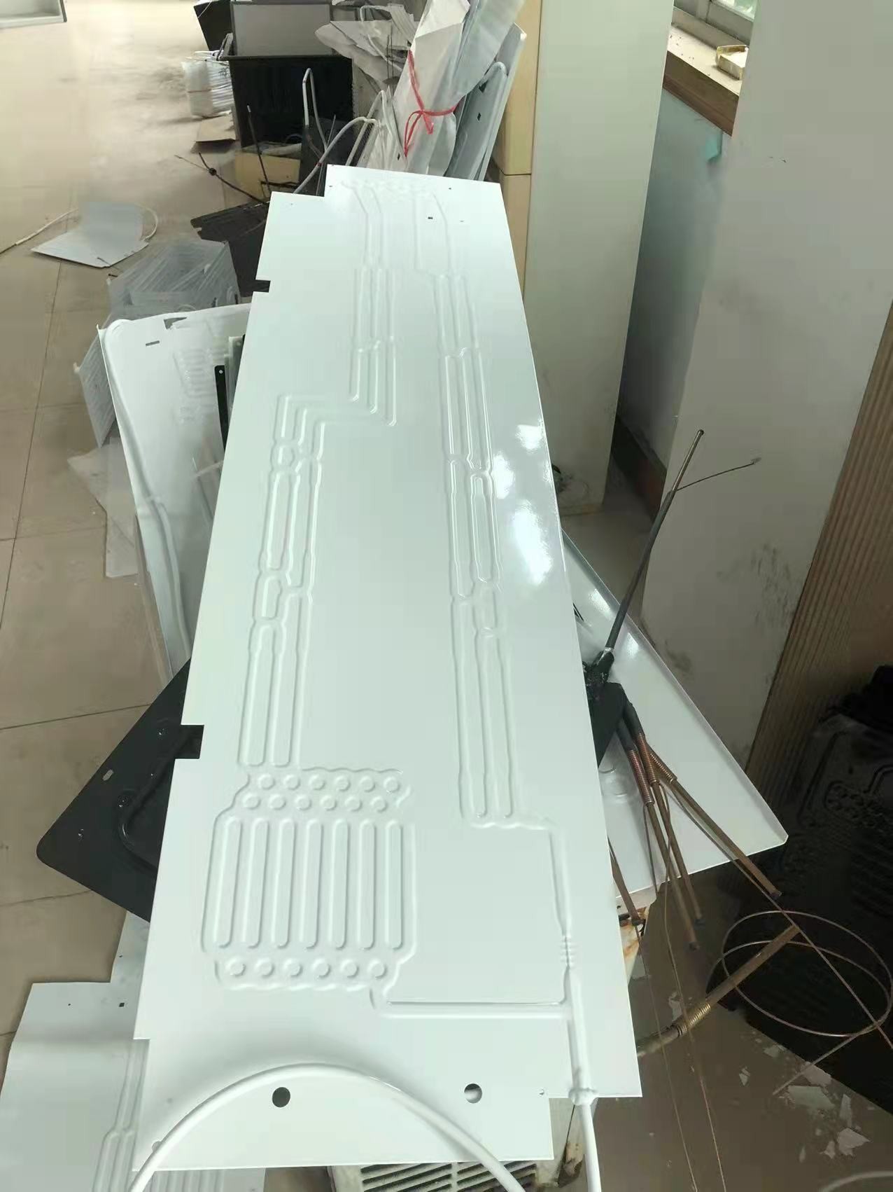 Aluminum Freezer Roll Bond Evaporator 1.2mm Thickness