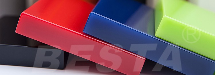 BESTA 2mm-100mm Thick Colored Clear Plastic Sheets Uv Transmitting Acrylic Sheet