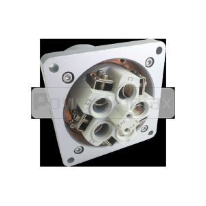 200A 5P IP67 High Current Panel Mounted Appliance Inlet Plug PowerSyntax No.