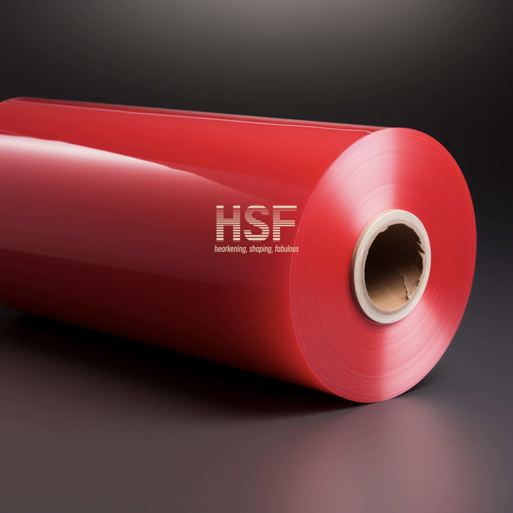 Opaque Red 60uM Polyethylene Film Roll Used To Vapor Barrier Coatings