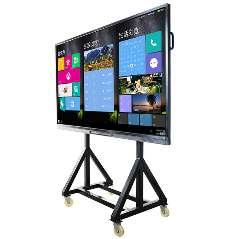 Finger Digital Whiteboard Touch Screen 65 Inch Interactive Teaching Board With Projector