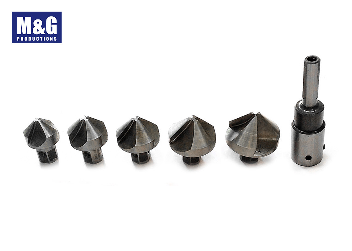 HSS CO Countersink Drill Bit Woodworking Countersink Bits With Weldon Shank