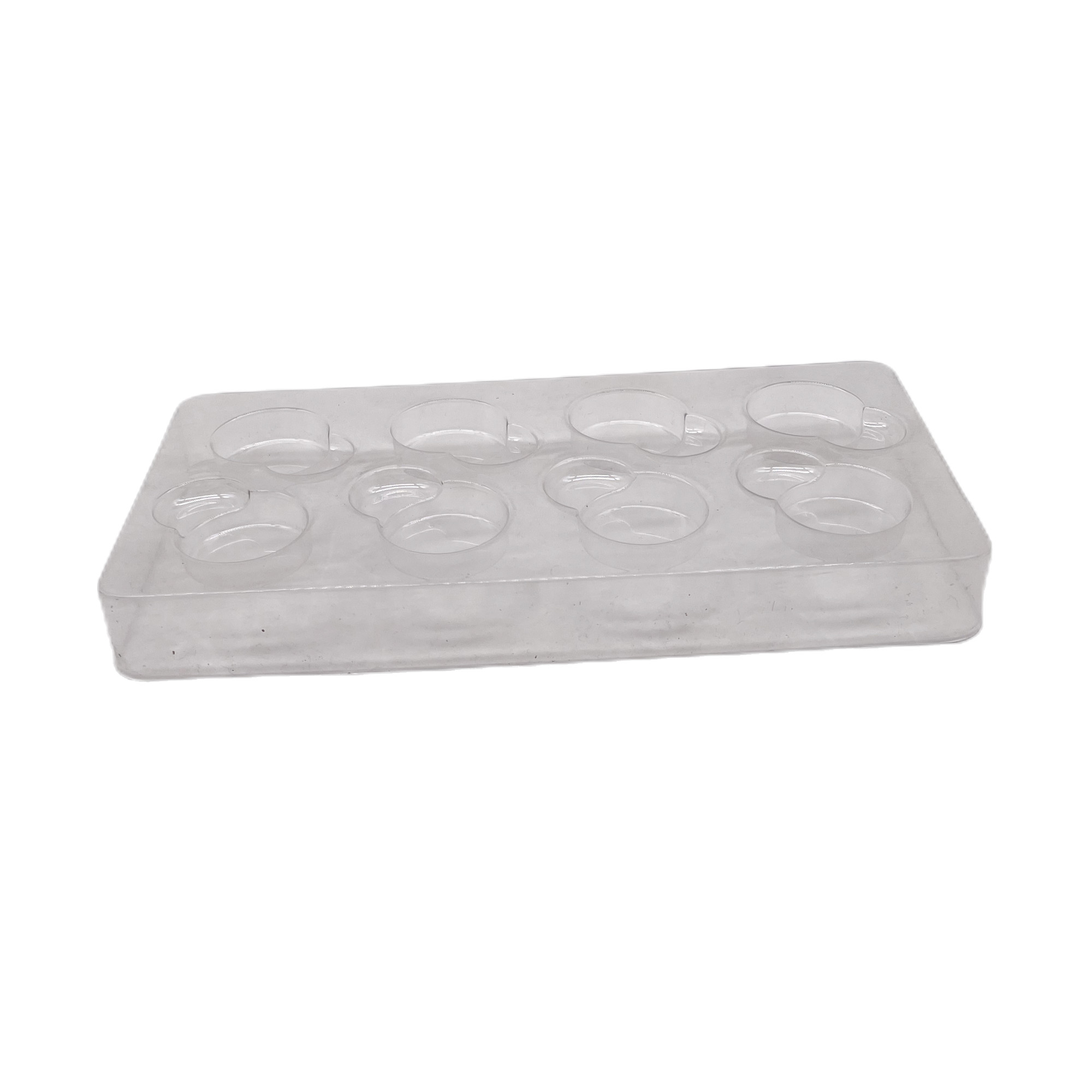 8 Pcs Sweet Paper Box Chocolate Gift Packaging Box With Plastic Clear Inner