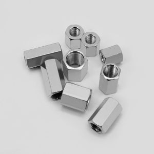 GB52 Zinc Plating Threaded Connector Nut , Hexagonal Joint Nut For Connection /