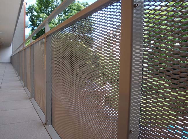 Expanded Metal Balustrade and Railing Infill Panels Safety , Robust And Durable