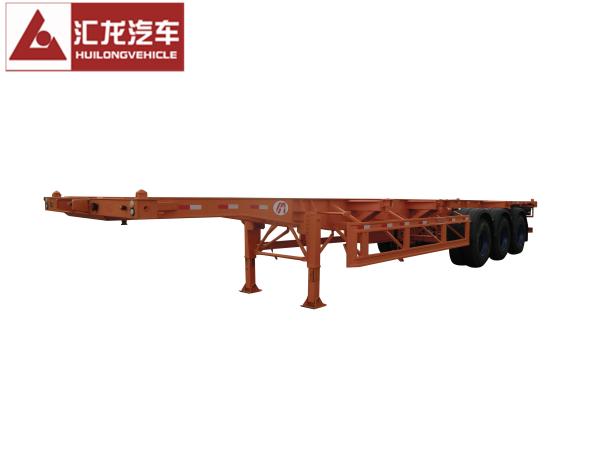 3 Axle Container Delivery Trailer 40 Feet Container Hauler Trailer Enough