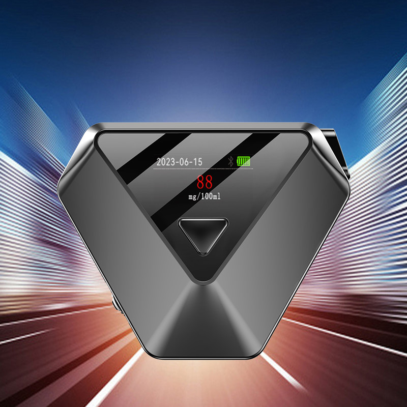 Compact Electrochemical Fuel Cell Breathalyzer With Rechargeable Lithium Battery