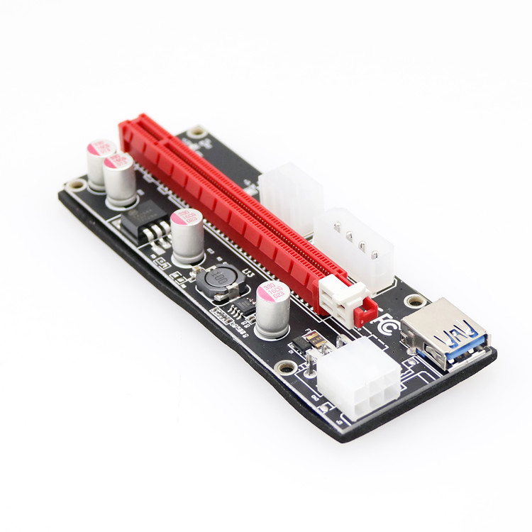 Riser 009s PCI-E Express Cable 1X TO 16X Graphics Extension Powered Riser Adapter Card 60cm USB 3.0 Cable