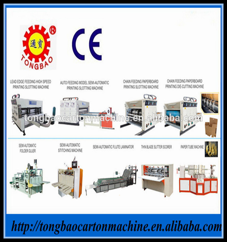 supply automatic folder and gluer carton machine products with Video technical support