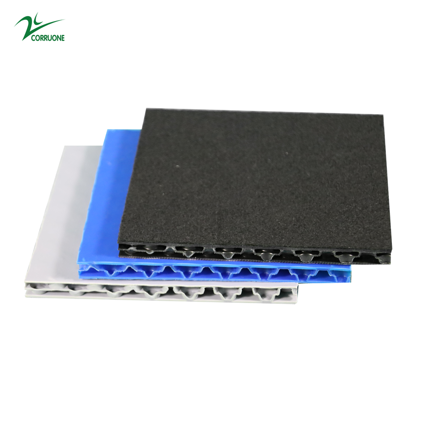 3mm-11mm PP Plastic Honeycomb Board Purple 4x8 Honeycomb Panels