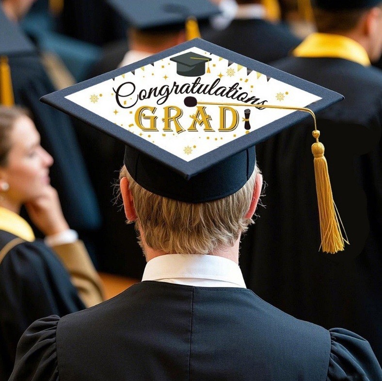 Printable Sublimation Graduation Cap Blanks For DIY Printing Sublimation Academic Mortarboard