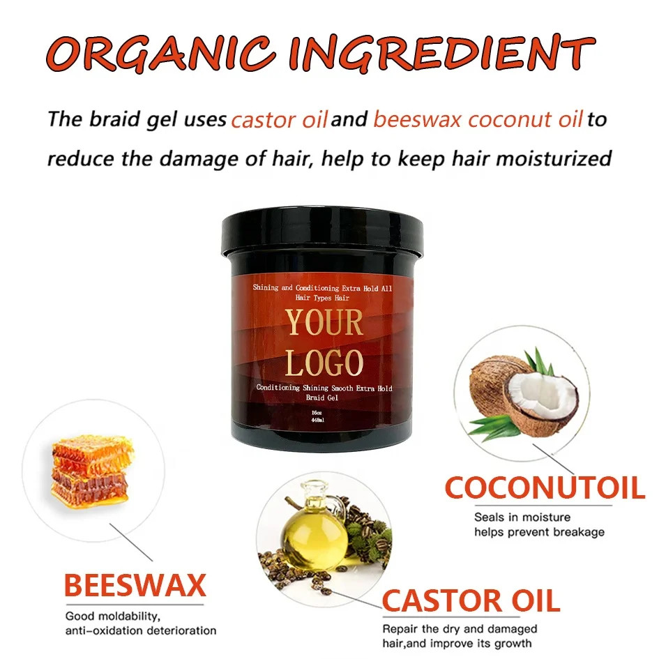 Molding Dreadlock Moisturizer Wax For Fixing And Moisturizing Neat Gel Braid Conditioning Shining Curly Hair Twist Braiding
