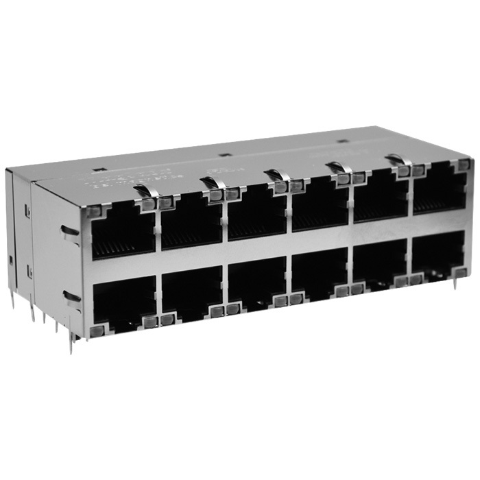  1-1840860-1 Stacked RJ45 Integrated Magnetics 100% Hi-Pot Tested Manufactures