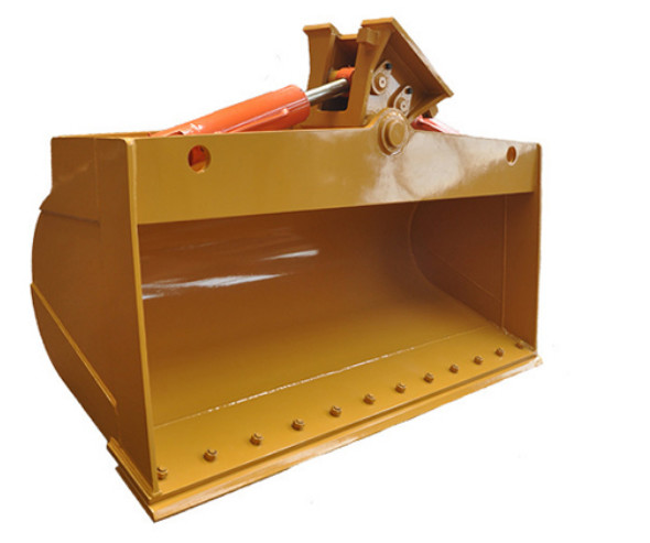 Q345B NM400 Steel Excavator Tilting Bucket For Hydraulic Tilt Grading Bucket