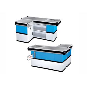 Modern Cash Register Checkout Counter With Firm And Stable Structure