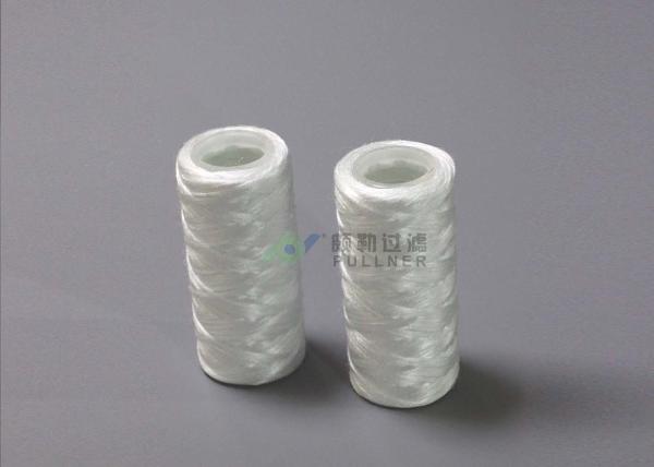 120℃ Glass Fiber Water Filter Cartridges , Wound Polypropylene Filter Cartridge