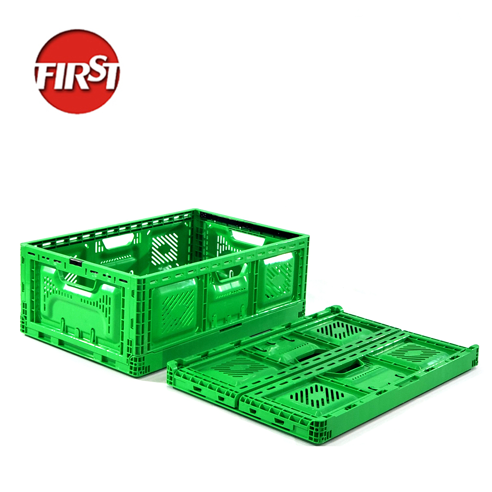 Collapsible Crate for Stackable Vegetable Crates Heavy Duty Folding Moving Box