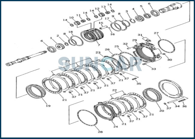 195-15-39210 1951539210 Gearbox Seal Ring Fits KOMATSU D375A-6