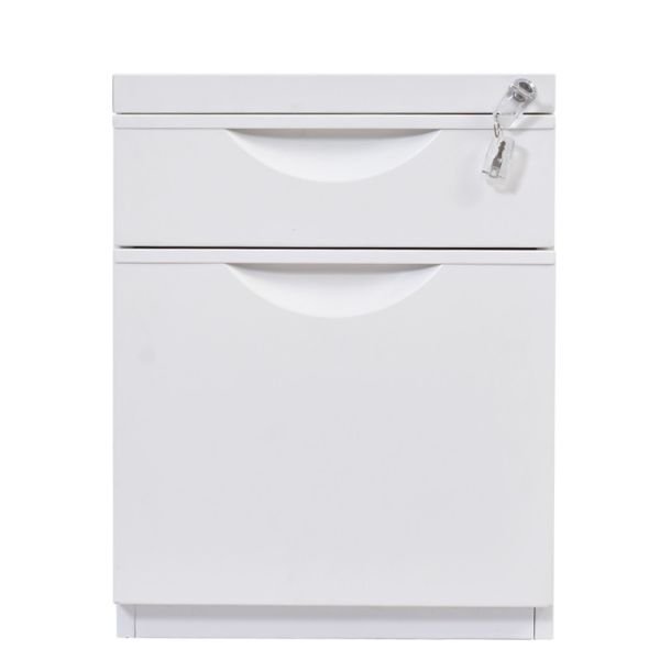 Quality Durable Steel Mobile Pedestal Movable Office Storage 2 drawer mobile file cabinet for sale