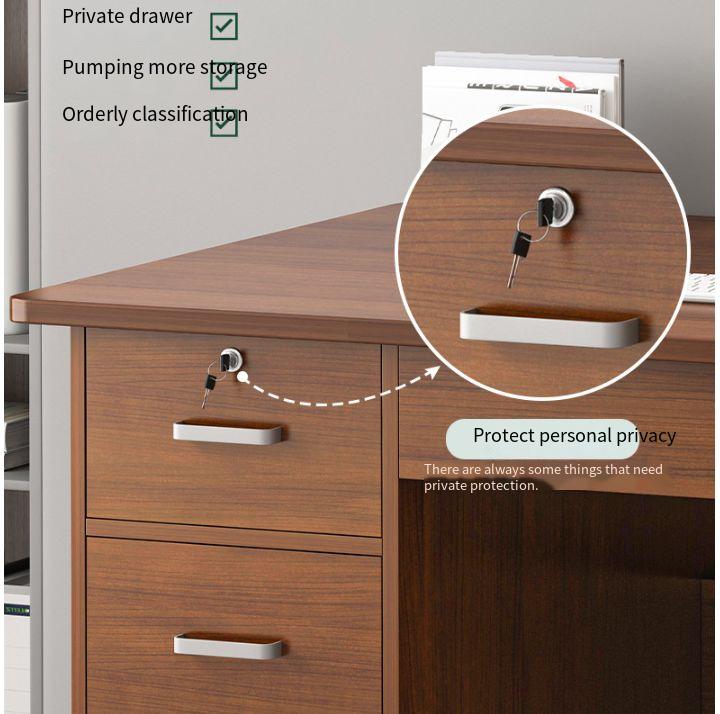 Presidential Writing Workstation Modern Computer Desk For Home Office Metal