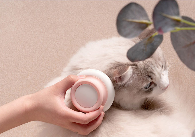 Pain Free Self Cleaning Pet Grooming Tool ABS Cat Bath Massage Comb