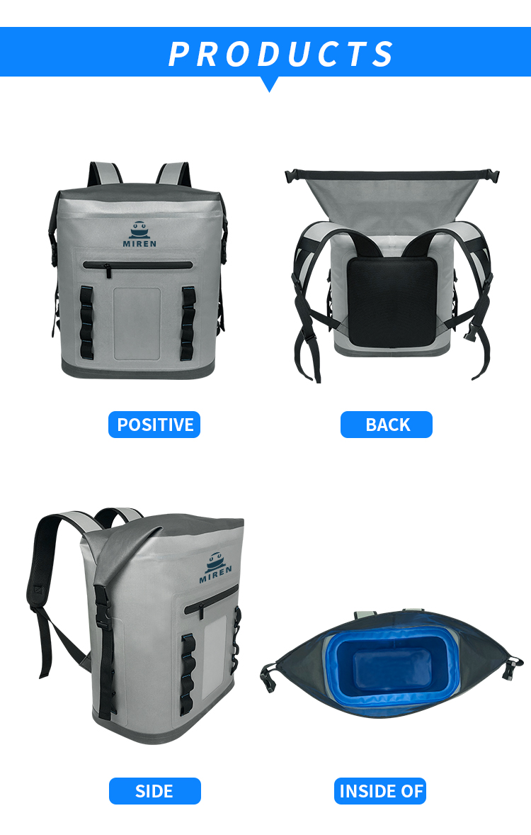 Thermal Insulated Picnic Cooler Bag Backpack Type Lightweight OEM