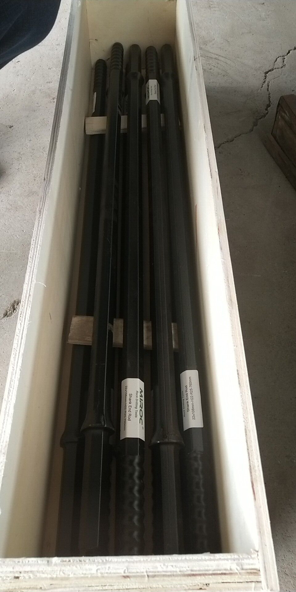 R25 Threaded Drill Rod Hex 22/25mm Shank End rod For Drifting And Tunneling