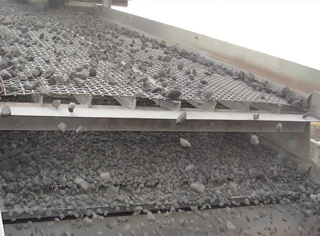 Woven Vibrating Mining Screen Mesh Size 12.5mm Double Crimped