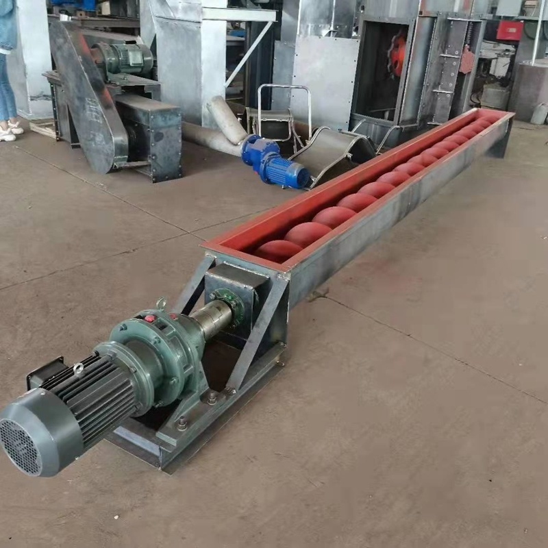 OEM Custom 2024 New U-Shaped Steel Auger Conveyor with Motor Bearing Gear