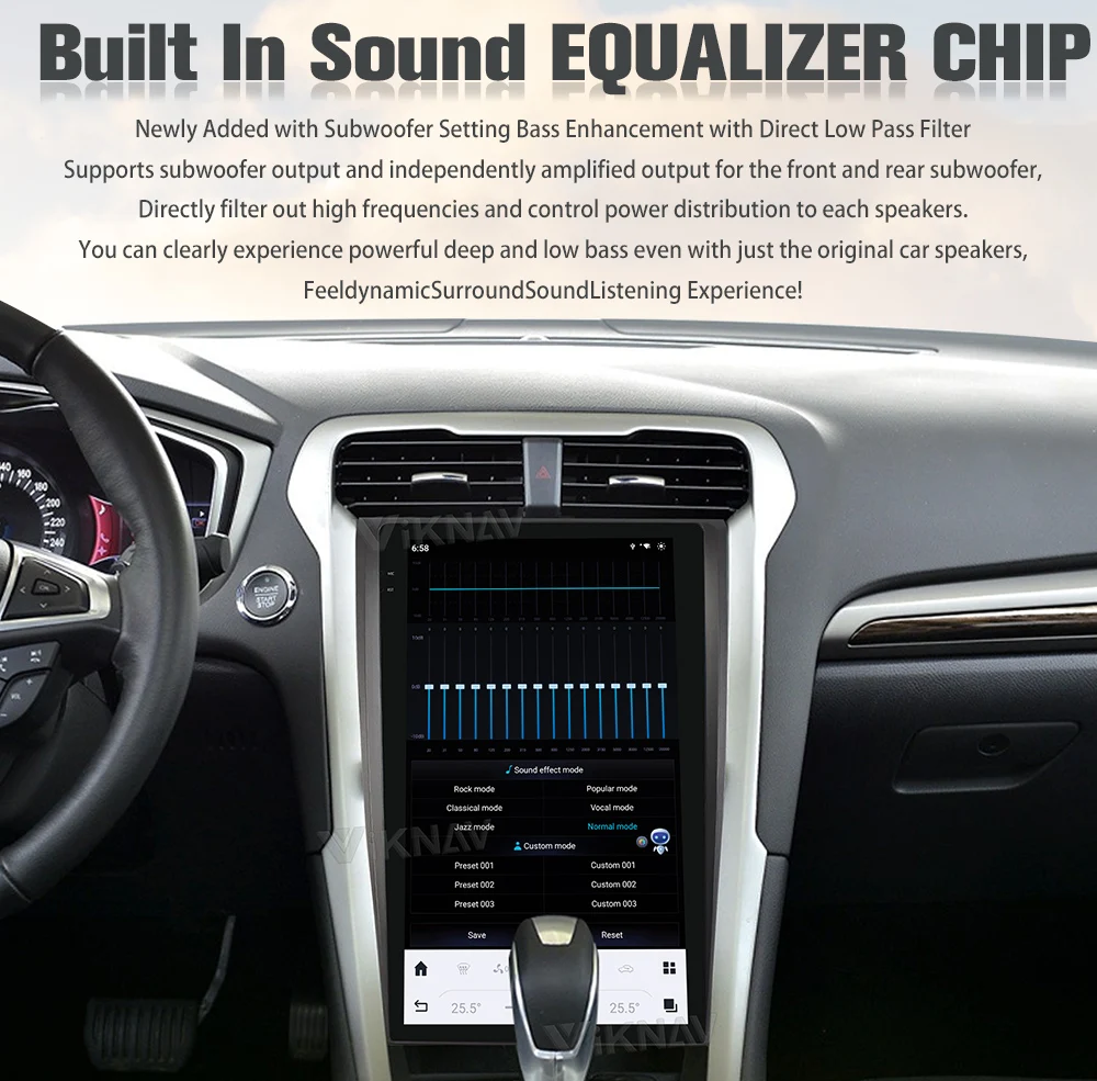 13.6 Inch Android Auto Car Radio For Ford Mondeo 2013-2021 Multimedia Player GPS Navigation Head Unit Wireless Carplay