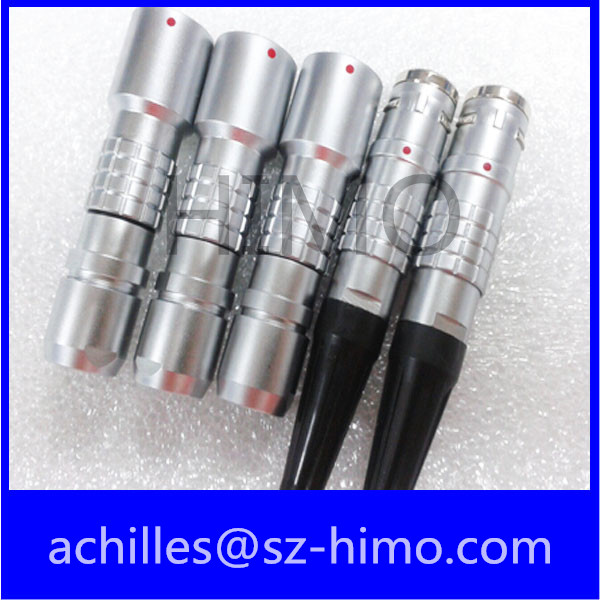 lemo compatible push pull metal circular connector series K