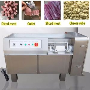 Professional Electric Cutter Meat Dicing Machine With Ce Certificate