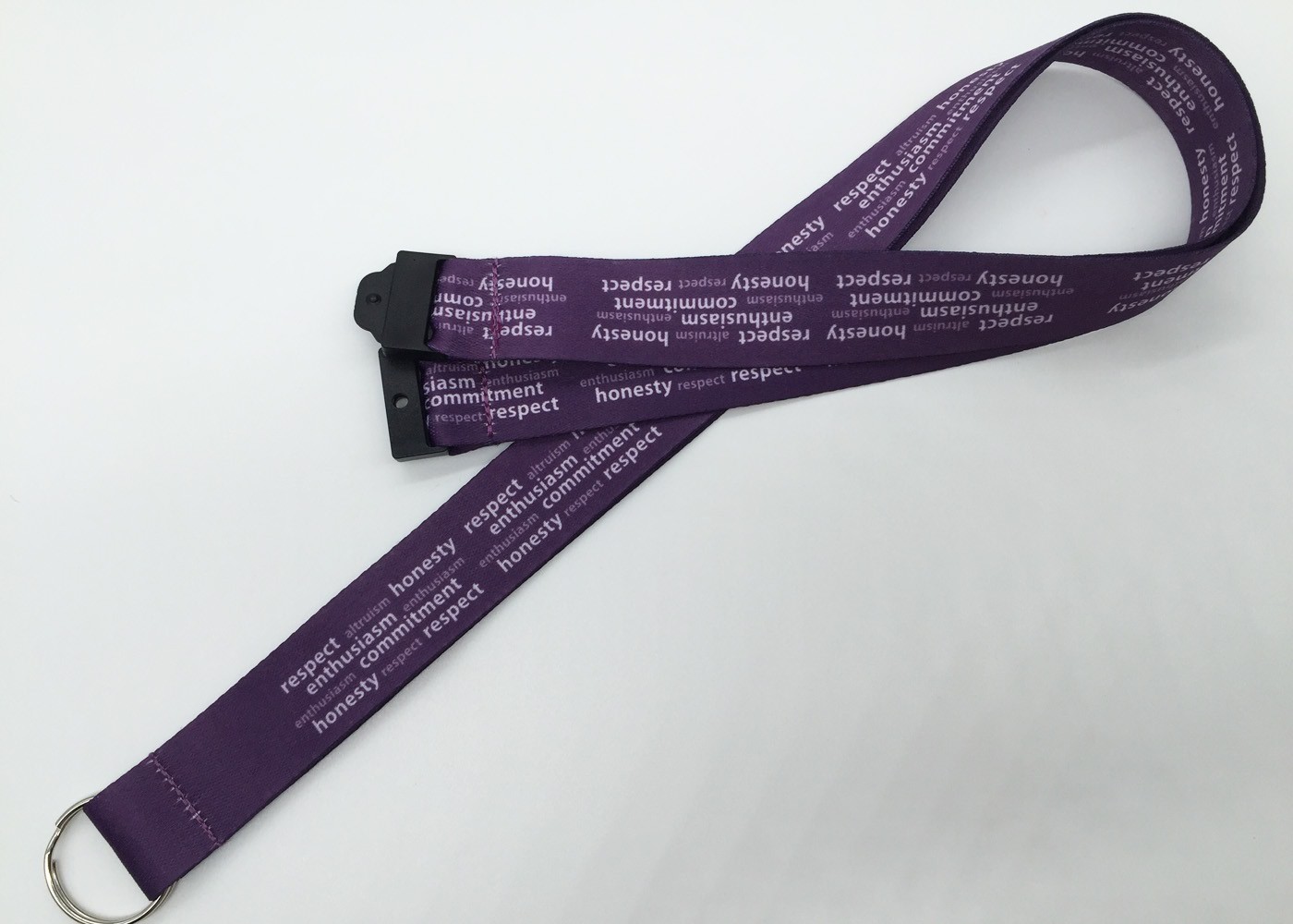  Purple color customized profesionnal sublimation lanyards with any logo on it Manufactures