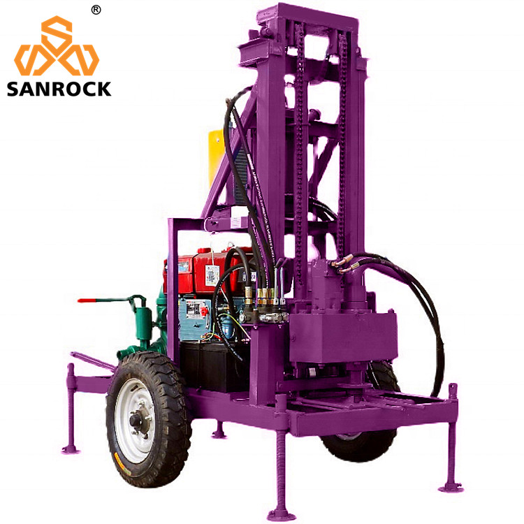 Rotary Water Drilling Rigs Portable Hydraulic Borehole Water Well Drilling Equipment