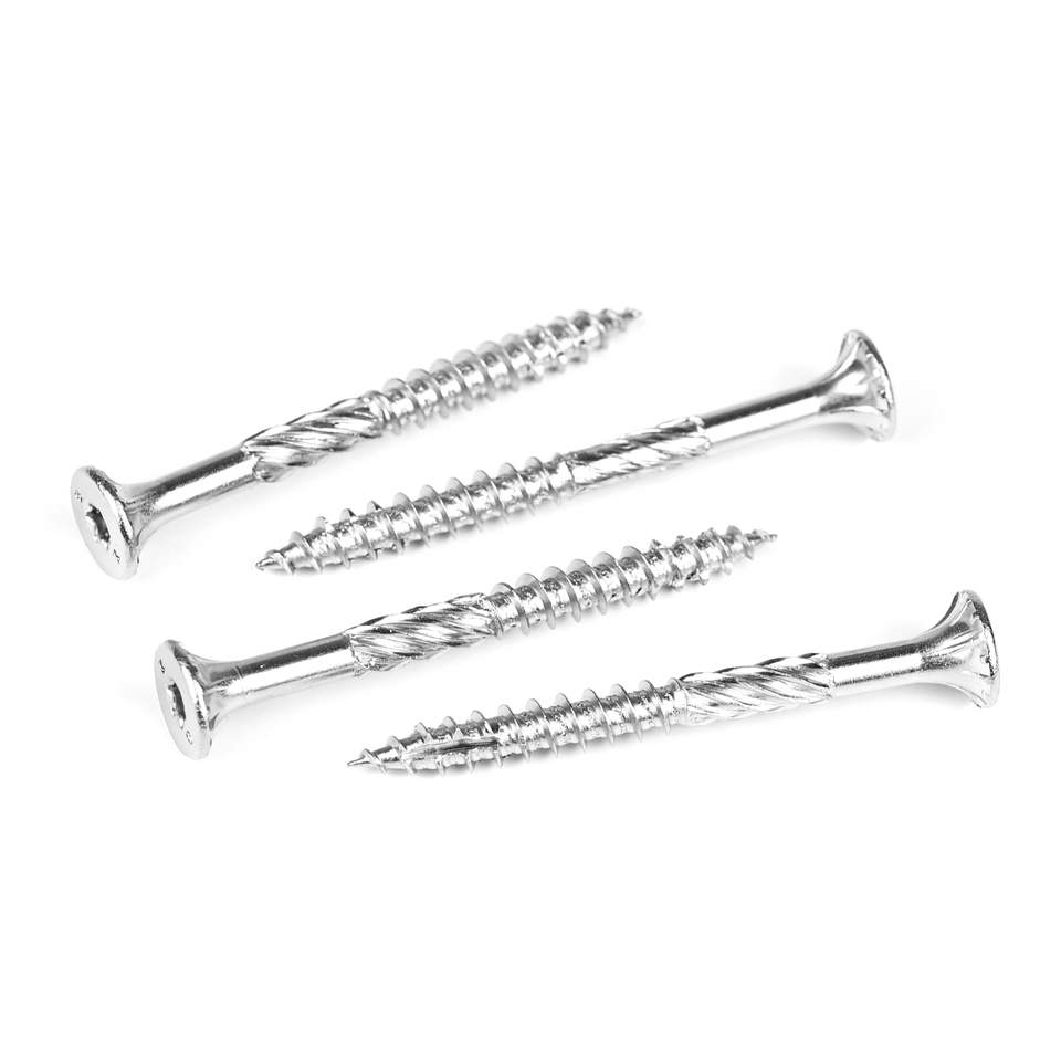 Torx Drive 75mm Timber Screws in 316 Stainless Steel for Heavy-Duty Wood Construction
