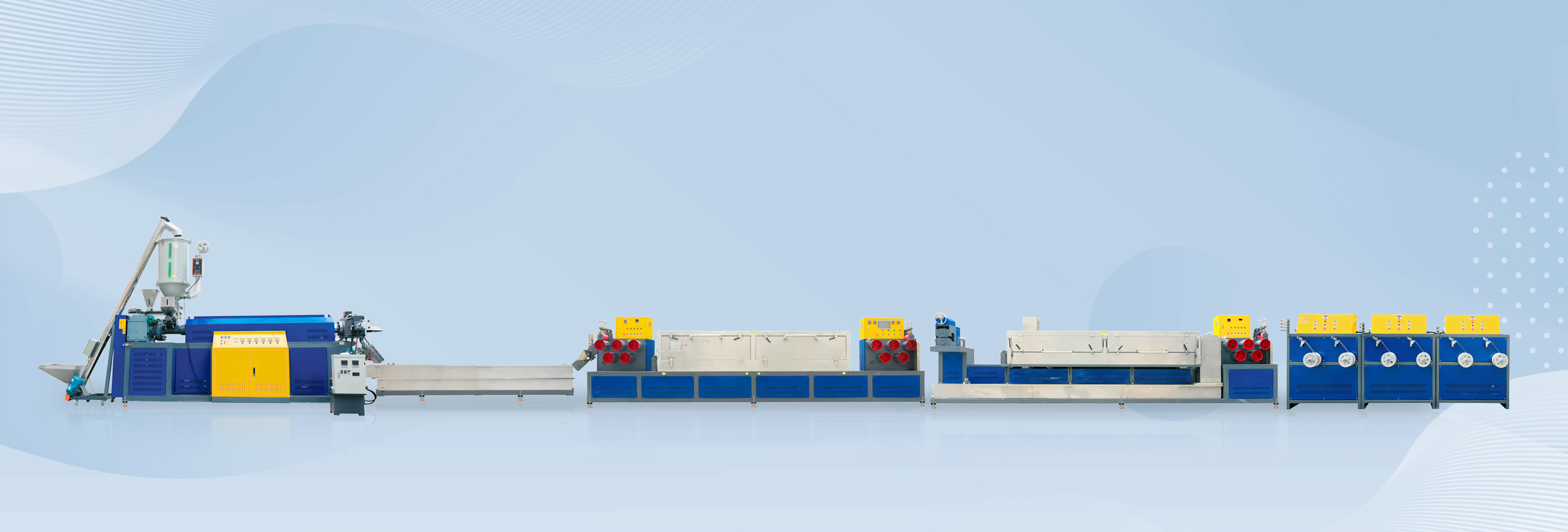 380V 50HZ PP Strap Making Machine Extruder Twin Screw 100kg/H