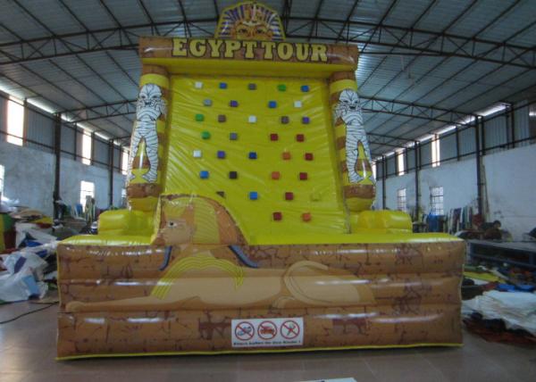 Commercial Egypt Tower Tour Inflatable Rock Climbing Wall Inflatable Sport Game