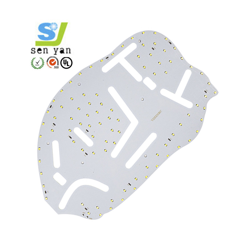 Aluminum Substrate LED Circuit Board Single Side 1 - 2oz Copper Thickness Customized