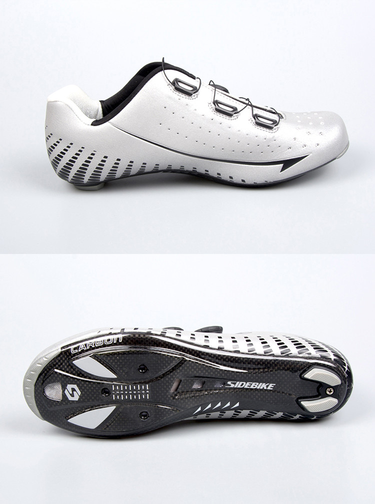 Multifunctional Carbon Fiber Cycling Shoes , Carbon Bike Shoes Shockproof