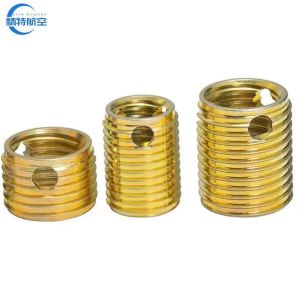 Customized M2 to M15 Brass Self-Tapping Threaded Inserts with 6h Thread Accuracy