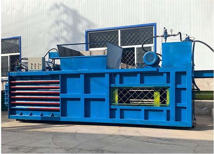Scrap Metal Hydraulic Baler Machine Plastic Horizontal Baling Machine